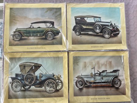 Prenten van klassieke voertuigen